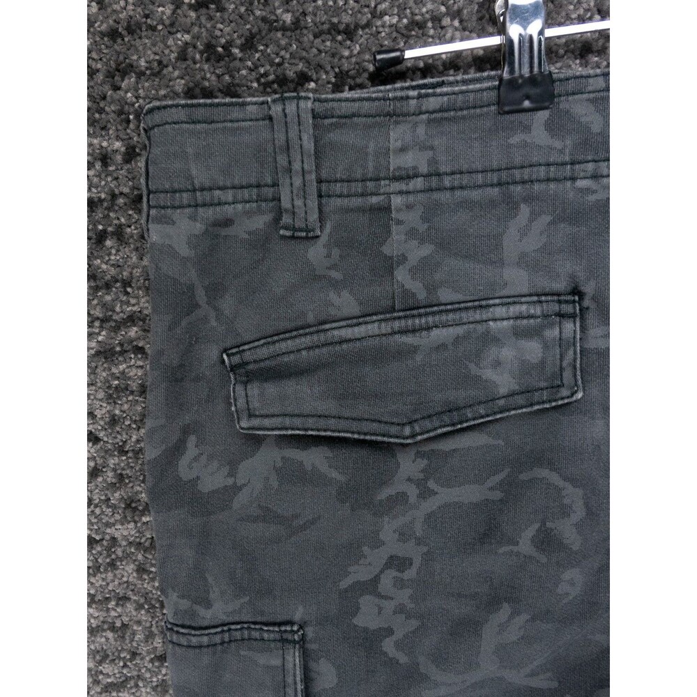 Nike SB Shorts Mens 36 Gray Camo Cargo Stretch Canvas Skateboard Army Outdoor - Picture 14 of 15